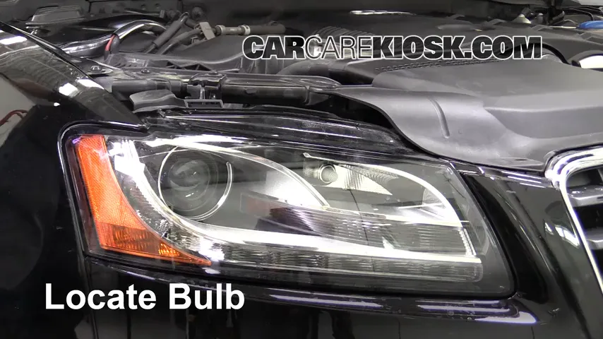 2010 Audi A5 Quattro 2.0L 4 Cyl. Turbo Lights Highbeam (replace bulb)